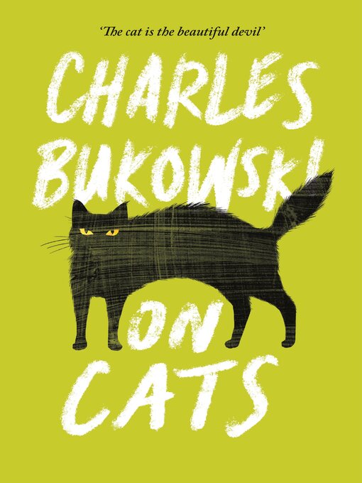 Title details for On Cats by Charles Bukowski - Wait list